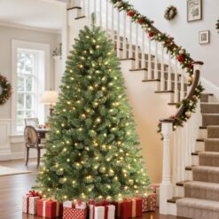 Alternative view of 6ft Prelit 250 Warm White Lights Artificial Christmas Tree