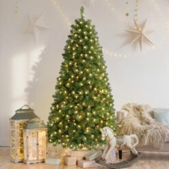 4ft Pre-lit Artificial Christmas Tree 100 Warm White Lights