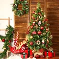 Alternative view of 135pcs Red and Gold Christmas Balls Ornaments Set